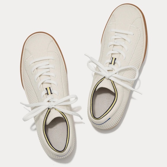 Rothy's Shoes - Rothy's The Lace Up Sneaker in Vanilla 9